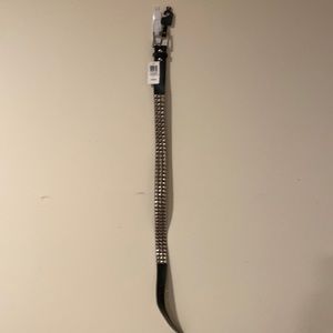 NWT Black and silver belt